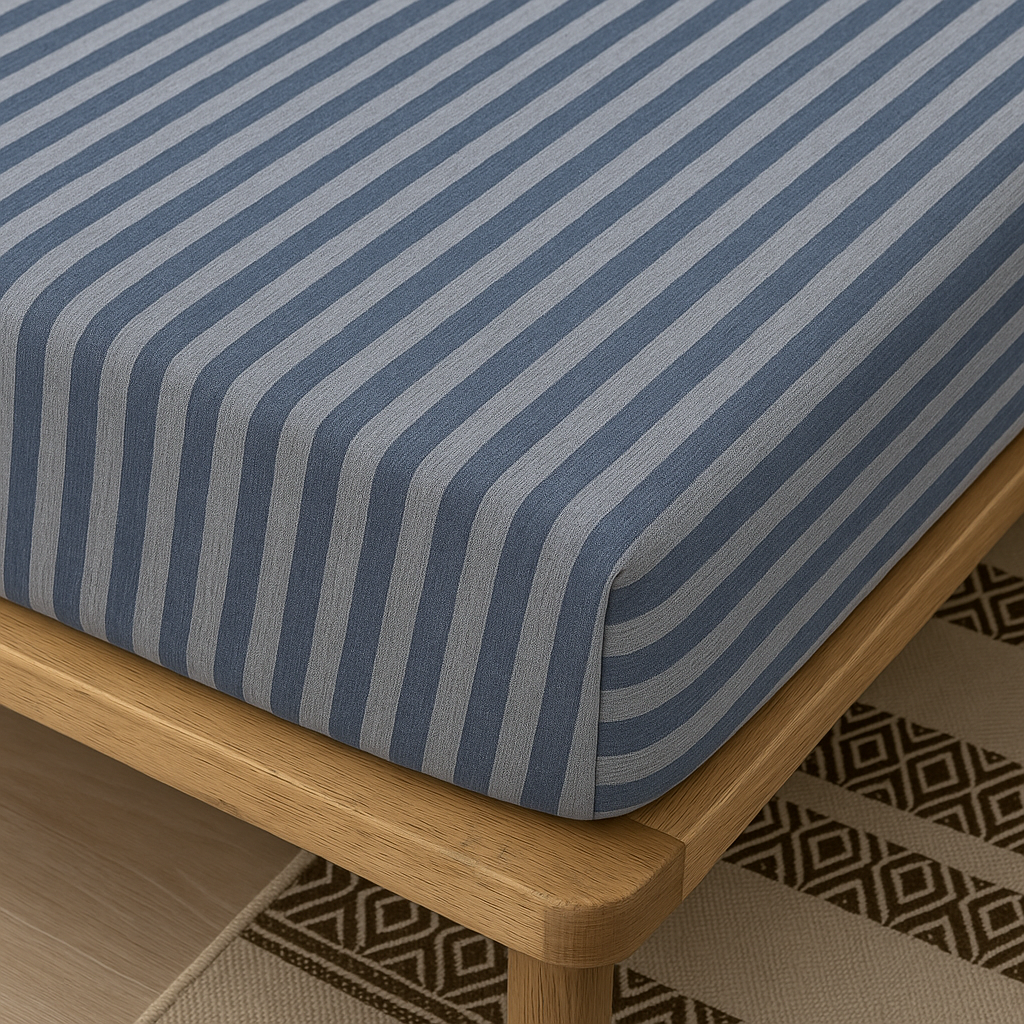 Jersey Cotton Feel Polyester Fitted Bed Sheet