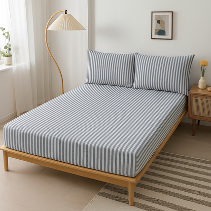Jersey Cotton Rich Fitted Bed Sheet Set