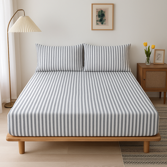 Cotton Rich Jersey Fitted Sheet Set