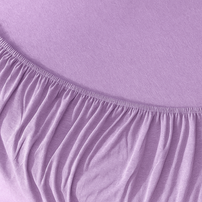 100% Cotton Jersey Knitted Fitted Sheet