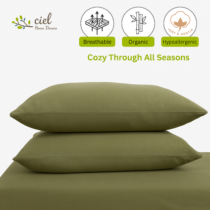 100% Bamboo Cotton Jersey Fitted Sheet