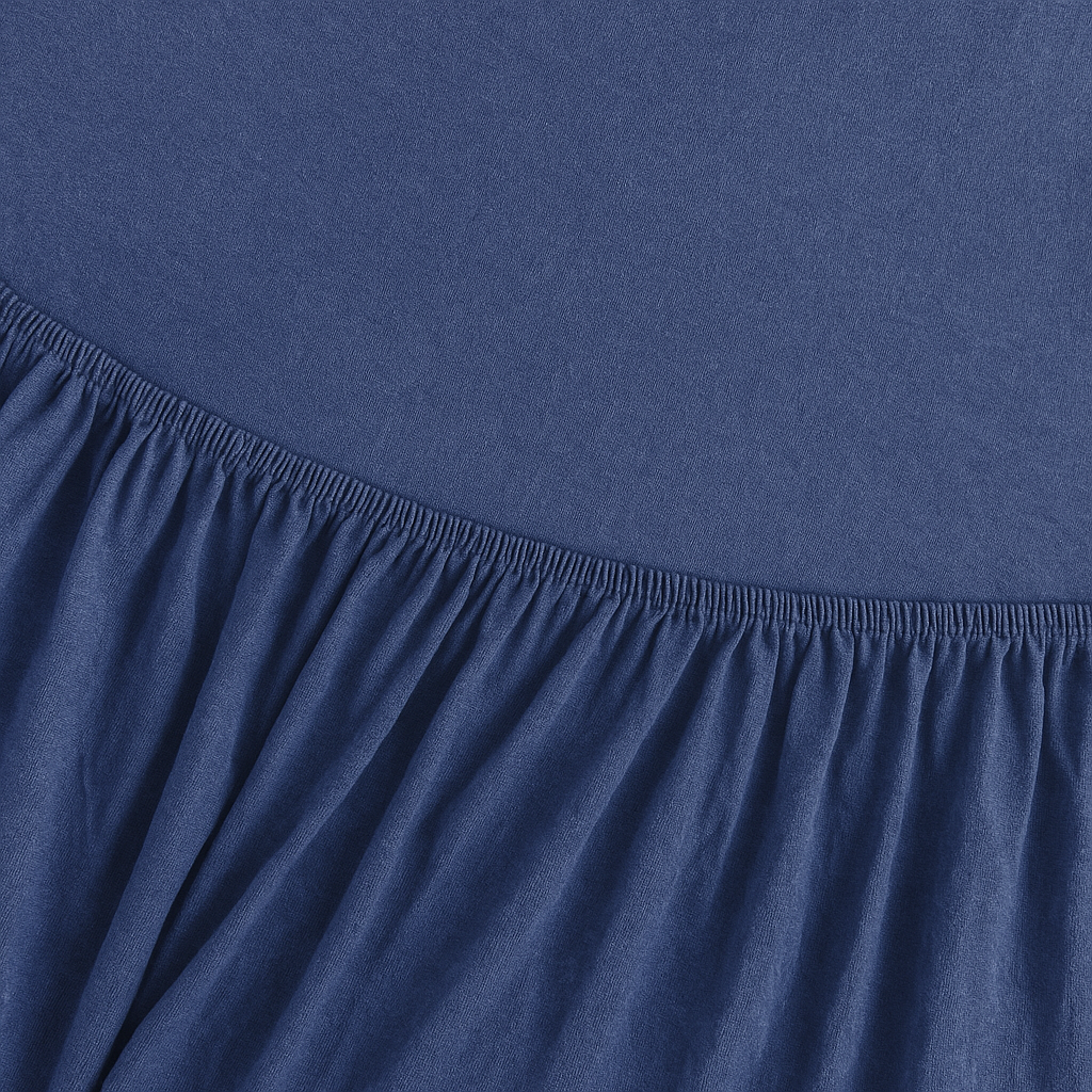 Jersey Cotton Feel Polyester Fitted Bed Sheet
