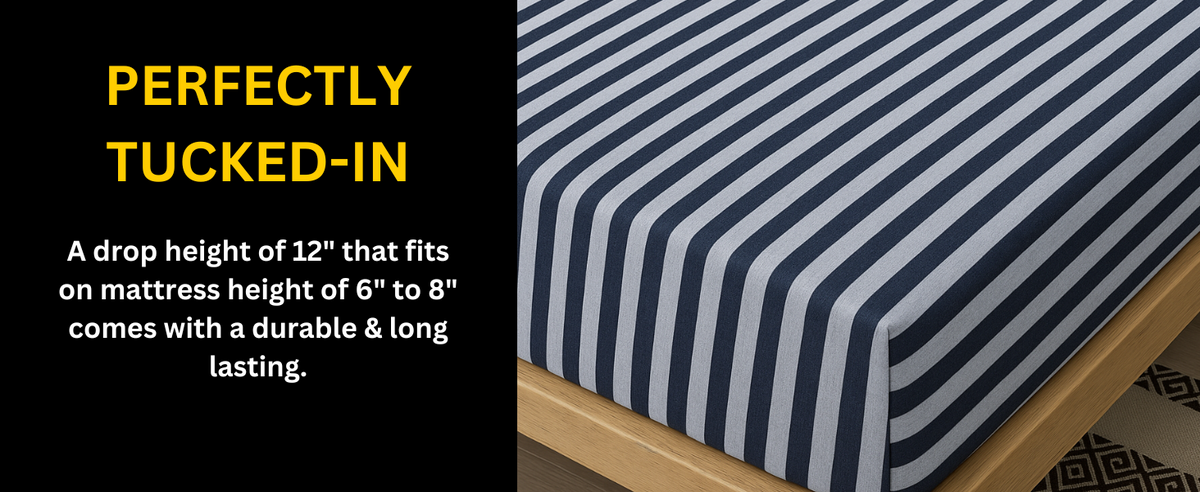 Jersey Cotton Rich Fitted Bed Sheet Set