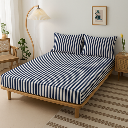 Jersey Cotton Rich Fitted Bed Sheet Set