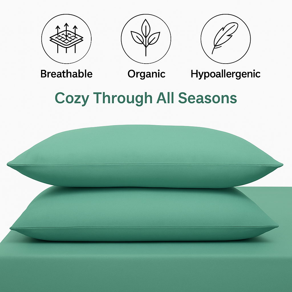 100% Bamboo Cotton Jersey Fitted Sheet