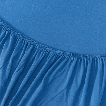100% Cotton Jersey Knitted Fitted Sheet