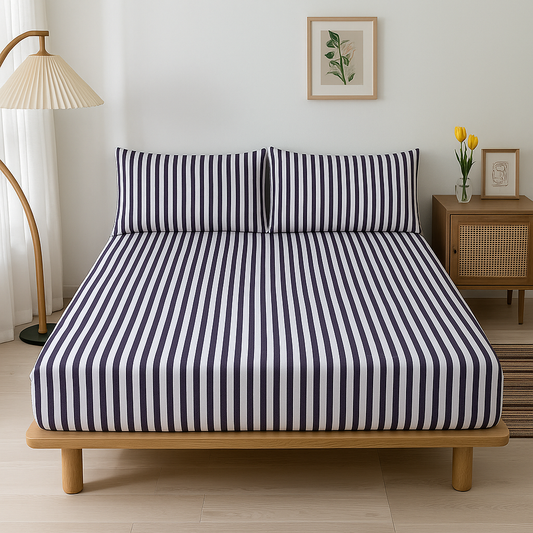 Jersey Cotton Rich Fitted Bed Sheet Set